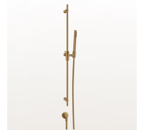 Душевой гарнитур, Gessi, Habito Cesello, 23, цвет-Warm Bronze Brushed PVD