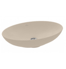 Раковина, Villeroy&Boch, Loop&Friends, шгв 560*380*120, отверстия для смесителя-отсутствуют, CeramicPlus, цвет-Almond