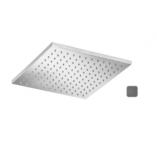 Верхний душ, Almar, Shower Heads with arm, 303*303, цвет-Gun Metal Brushed PVD (Товар заказной, возврату не подлежит)