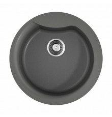 Мойка, OMOIKIRI, Yasugata, шгв 485*485*225, отверстия для смесителя-1 промаркированное, цвет-платина