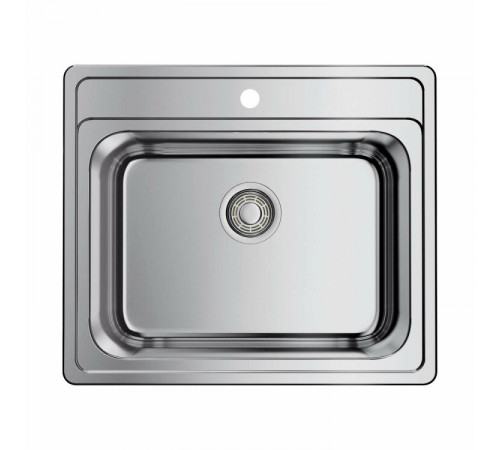 Мойка, OMOIKIRI, Ashi, шгв 555*500*200, отверстия для смесителя-1, цвет-нержавеющая сталь