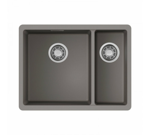 Мойка, OMOIKIRI, Kata, шгв 550*420*220, отверстия для смесителя-отсутствуют, цвет-Leningrad grey