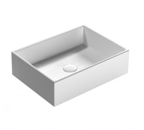 Раковина, Globo, Vanity Basins, шгв 500*370*140, отверстия для смесителя-отсутствуют, CERASLIDE, BATAFORM, цвет-белый
