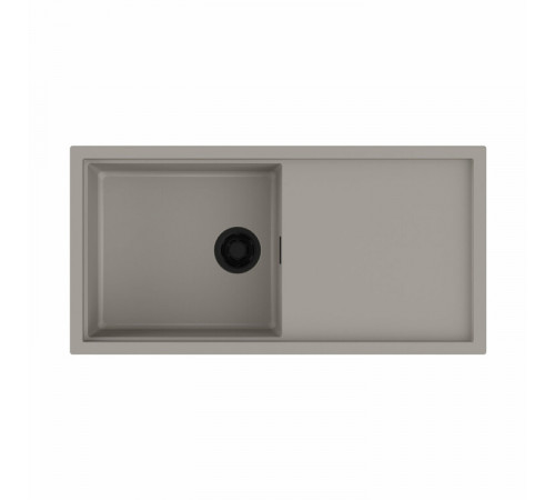 Мойка, OMOIKIRI, Sintesi, шгв 1000*500*200, отверстия для смесителя-2 промаркированных, цвет-Leningrad Grey