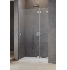 Боковая стенка, Radaway, шв 340*2000, brushed nickel, цвет стекла-прозрачный, Easy Clean