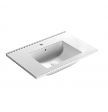 Раковина, Globo, Vanity Basins, шгв 710*460*165, отверстия для смесителя-1, CERASLIDE, BATAFORM, цвет-белый