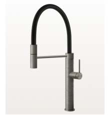 Смеситель для кухни, Gessi, 316 Meccanica, цвет-Steel Brushed