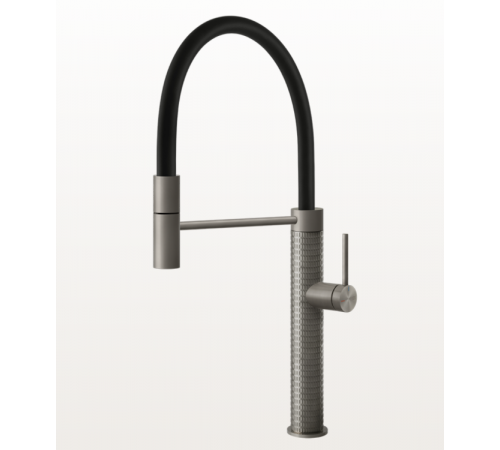 Смеситель для кухни, Gessi, 316 Meccanica, цвет-Steel Brushed