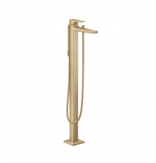 Смеситель для ванны и душа, Hansgrohe, Metropol, напольный, цвет-шлифлванная бронза