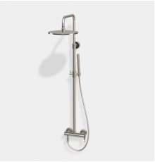 Душевая стойка, Fima Carlo Frattini, Shower column, цвет-брашированный никель