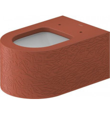 Унитаз, Duravit, Millio, Pattern, подвесной, шгв 380*570*400, цвет-Корица матовая