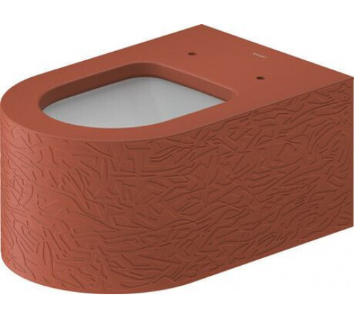 Унитаз, Duravit, Millio, Pattern, подвесной, шгв 380*570*400, цвет-Корица матовая