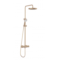 Душевая стойка, Kludi, LOGO, DUAL SHOWER SYSTEM, цвет-бронза брашированная