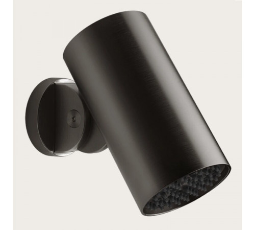 Верхний душ, Gessi, Spotwater Flessa, 79*79, цвет-Black Metal Brushed PVD
