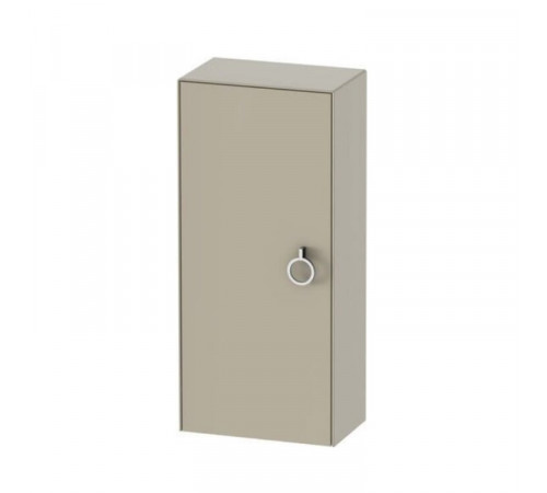 Шкаф-пенал, Duravit, White Tulip, шгв 400*240*880, петли-слева, цвет-серо-коричневый шелковисто матовый