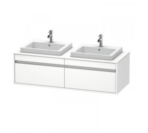 Тумба под раковину, Duravit, Ketho, шгв 1400*550*426, раковина-необходимо заказать, цвет-белый матовый