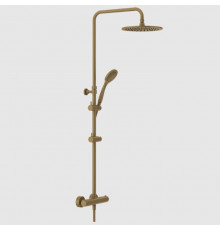 Душевая стойка, Gessi, Minimalistic shower, цвет-Antique Brass