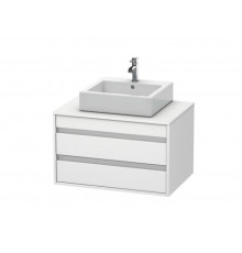 Тумба под раковину, Duravit, Ketho, шгв 800*550*496, раковина-необходимо заказать, цвет-белый матовый
