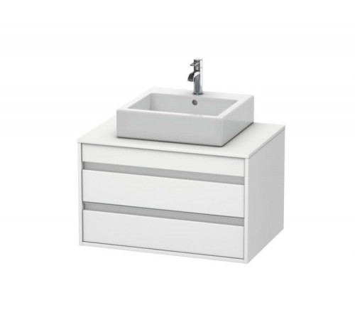 Тумба под раковину, Duravit, Ketho, шгв 800*550*496, раковина-необходимо заказать, цвет-белый матовый