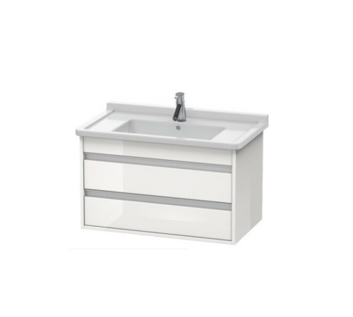 Тумба под раковину, Duravit, Ketho, шгв 800*465*480, раковина-необходимо заказать, цвет-белый глянцевый