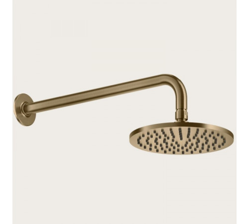 Верхний душ, Gessi, Inciso, 200*200, цвет-Warm Bronze Brushed PVD