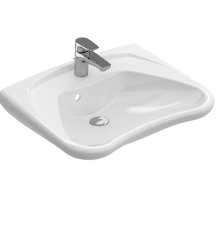 Раковина, Villeroy&Boch, O'Novo Vita, шг 600*490, CeramicPlus, цвет-альпийский белый
