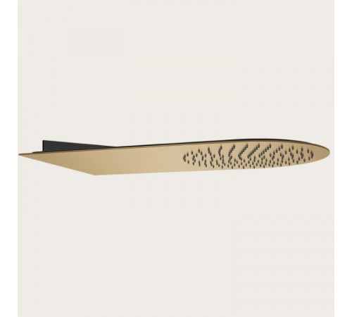Верхний душ, Gessi, Tremillimetri, Tondo, 300*550, цвет-Warm Bronze Brushed PVD