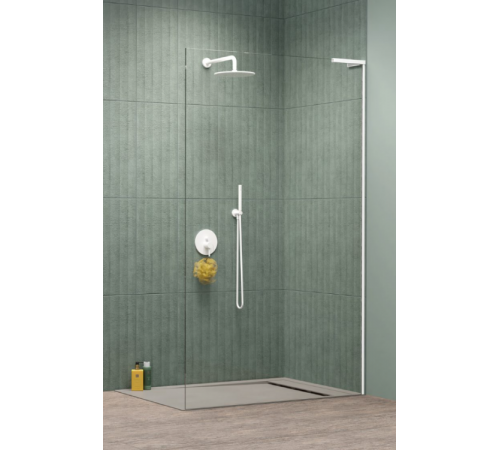 Душевая перегородка, Radaway, Modo SL II White, правосторонняя, шв 900*2000, белый матовый, цвет стекла-прозрачный, Easy Clean