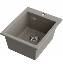 Мойка, Omoikiri, Omishima, шгв 410*510*220, отверстия для смесителя-1, цвет-dust grey