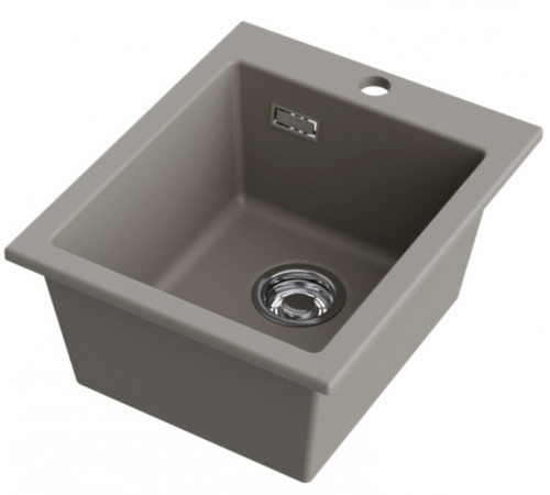 Мойка, Omoikiri, Omishima, шгв 410*510*220, отверстия для смесителя-1, цвет-dust grey