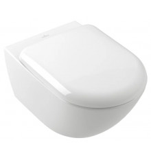 Унитаз, Villeroy&Boch, Antao, подвесной, шгв 370*560*355, CeramicPlus, цвет-альпийский белый (белый Alpin)