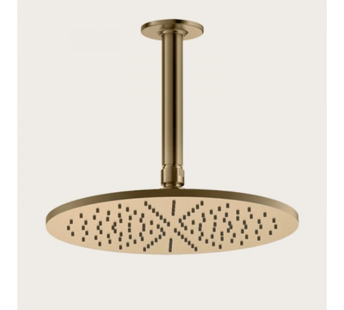 Верхний душ, Gessi, Inciso, 300*300, цвет-Warm Bronze Brushed PVD (старый арт. 58252/726)
