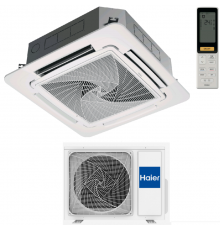 AB71S2SR1FA / 1U71S2SR3FA / PB-950QB, Сплит-система, Haier, Super Match Plus, кассетная, 4-х поточная с круговым потоком, с ИК пультом