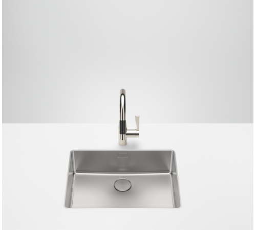 Мойка, Dornbracht, шгв 564*414*196, отверстия для смесителя-отсутствуют, цвет-сталь