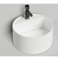 Раковина, Salini, Armonia Round Top, шгв 450*450*250, отверстия для смесителя-1, цвет-белый матовый