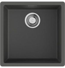Мойка, Omoikiri, Yamakawa, шгв 456*456*220, отверстия для смесителя-отсутствуют, цвет-платина