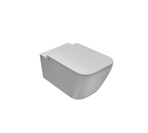 Унитаз, Globo, STONE, подвесной, шгв 360*520*330, CERASLIDE, BATAFORM, цвет-белый
