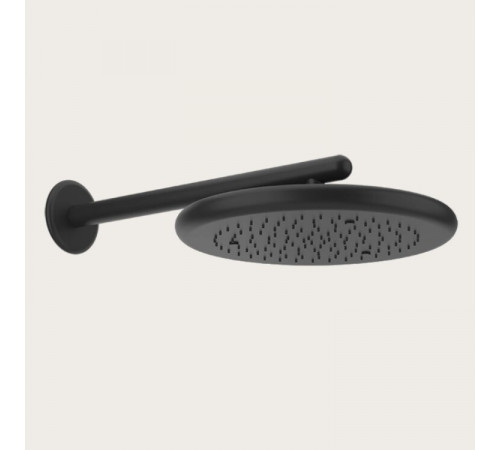 Верхний душ, Gessi, Goссia, 334*334, цвет-черный матовый