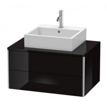 Тумба под раковину, Duravit, XSquare, шгв 800*548*400, раковина-необходимо заказать, цвет-черный глянцевый