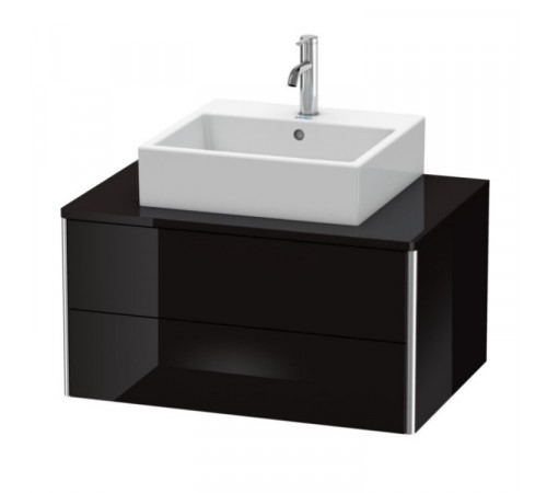 Тумба под раковину, Duravit, XSquare, шгв 800*548*400, раковина-необходимо заказать, цвет-черный глянцевый