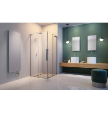 Дверь, Radaway, Furo SL KDD, шв 1000*2000, петли-слева, хром, цвет стекла-прозрачный, Easy Clean