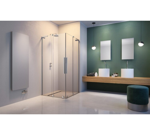 Дверь, Radaway, Furo SL KDD, шв 900*2000, петли-справа, хром, цвет стекла-прозрачный, Easy Clean