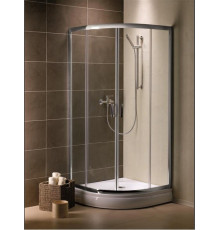 Душевое ограждение, Radaway, Premium Plus, шгв 1000*1000*1900, петли-слева и справа, хром, цвет стекла-прозрачный, Easy Clean