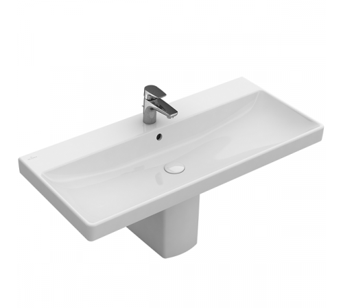 Раковина, Villeroy&Boch, Avento, шгв 1000*470*165, CeramicPlus, цвет-альпийский белый