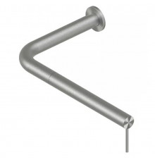 Верхний душ, Quadro design, Levo, 242, цвет-Steel Brushed