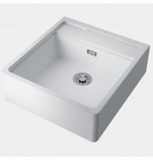 Мойка, Omoikiri, Kinokawa, шгв 600*635*217, отверстия для смесителя-отсутствуют, цвет-белый