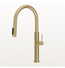 Смеситель для кухни, Gessi, 316 Meccanica, с функцией фильтрации воды, цвет-Brushed Brass PVD