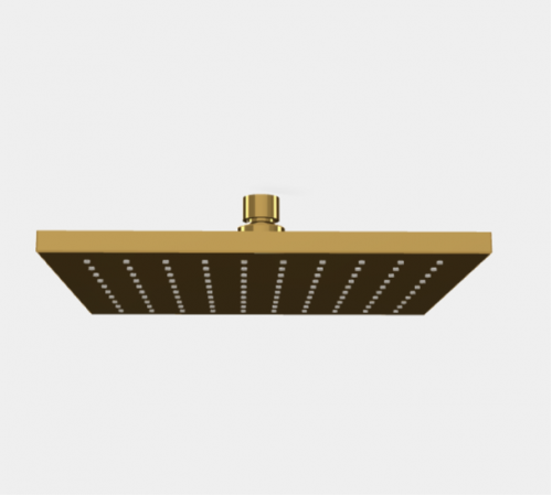 Верхний душ, Fima Carlo Frattini, Showerhead, 250*250, цвет-золото