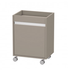 Тумба, Duravit, Ketho, шгв 500*360*670, петли-слева, цвет-базальт матовый