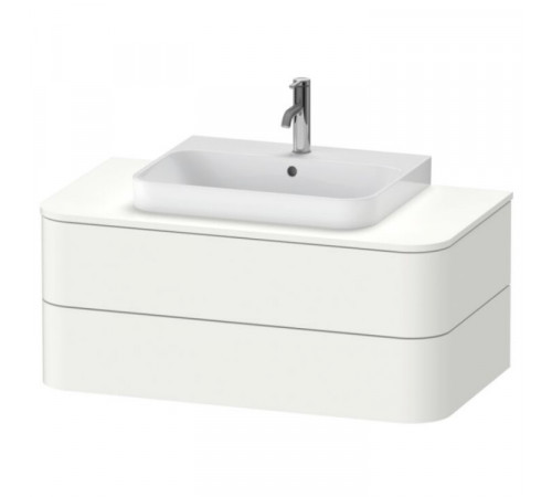 Тумба под раковину, Duravit, Happy D.2 Plus, шгв 1000*550*408, раковина-необходимо заказать, цвет-белый шелковисто-матовый